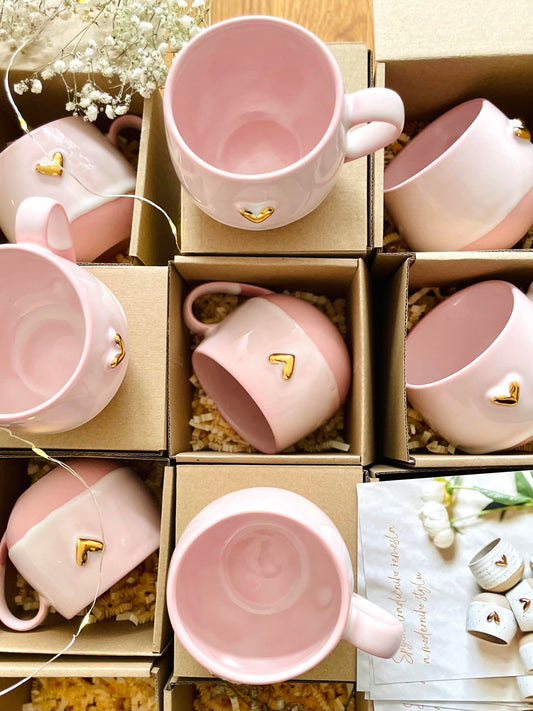 Pink Elegance • Barevný porcelán