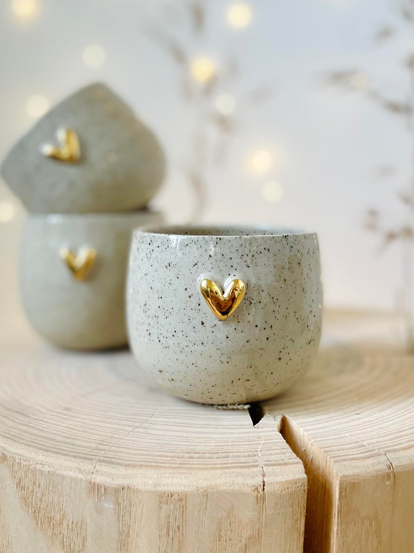 Goldenes Herzchen - Cremefarbener KeepCup