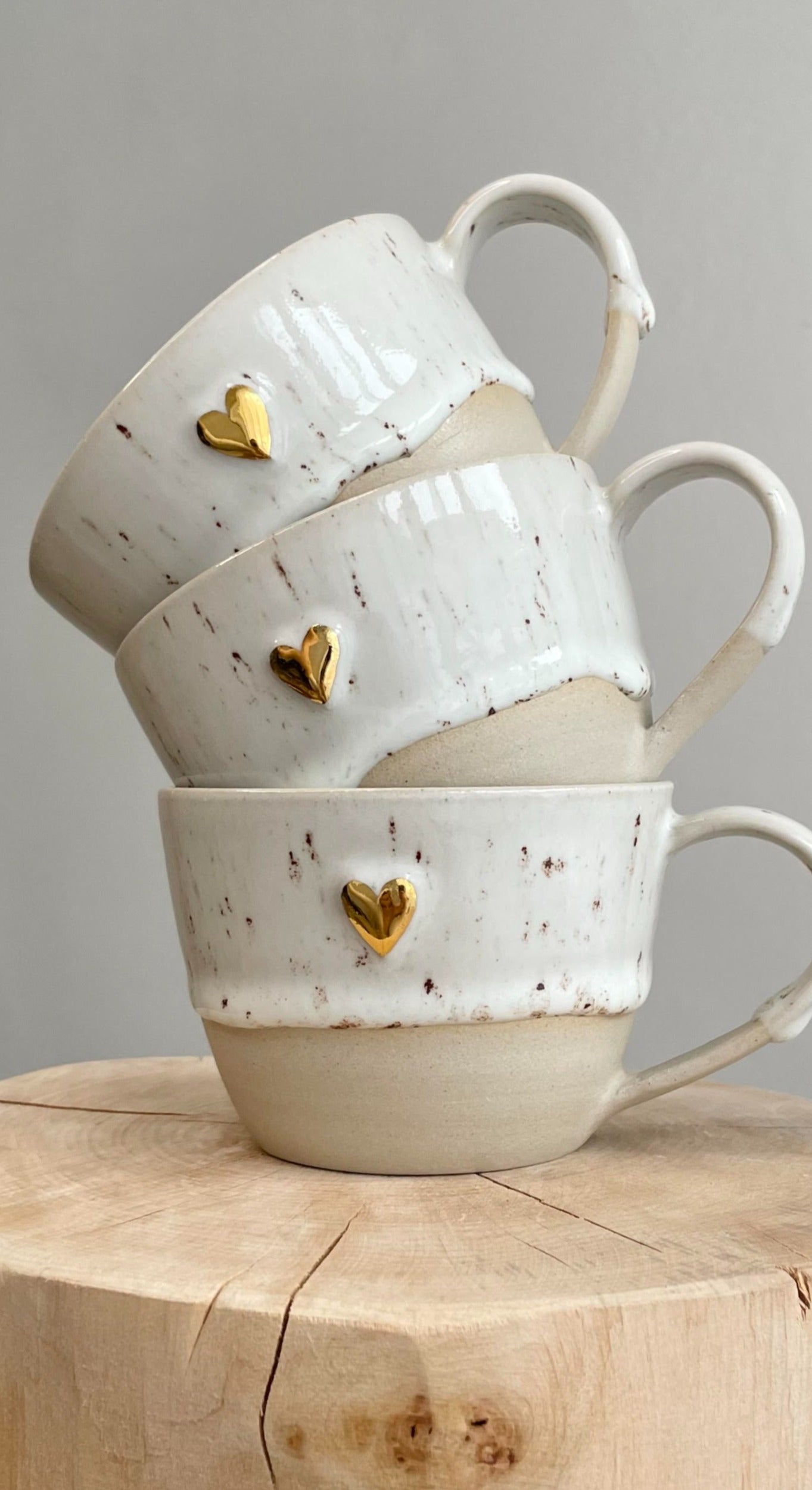 Goldenes Herz - Tasse