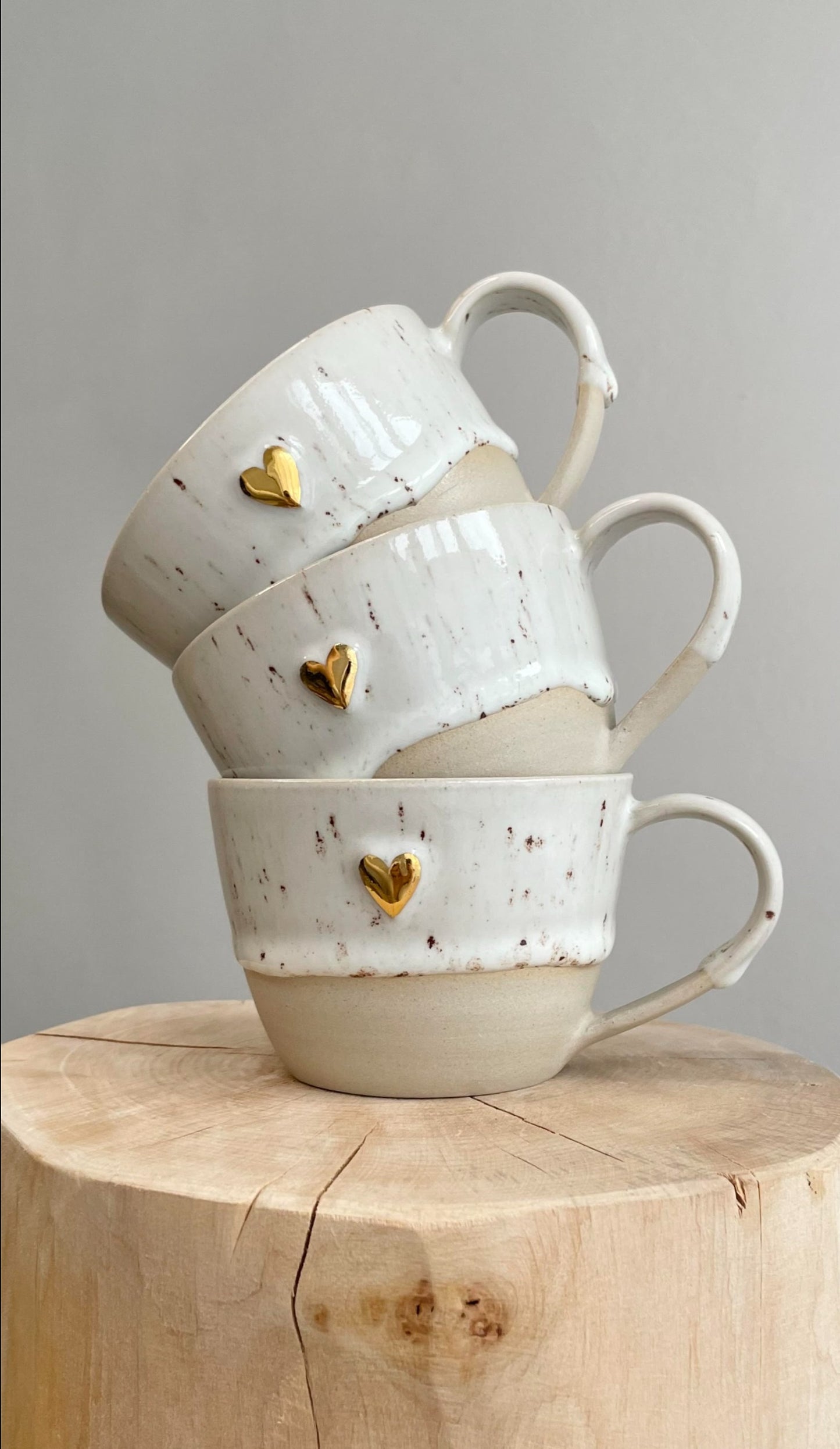 Goldenes Herz - Tasse
