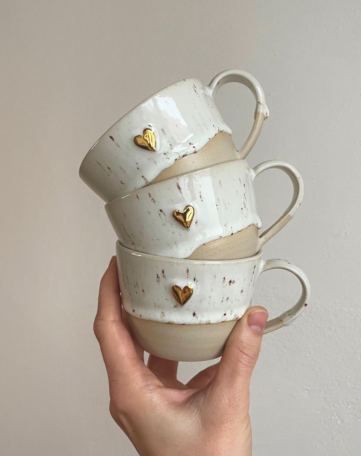 Goldenes Herz - Tasse