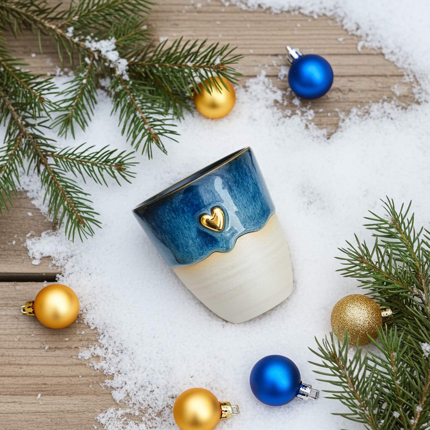 Zlaté srdíčko - Modrý KeepCup