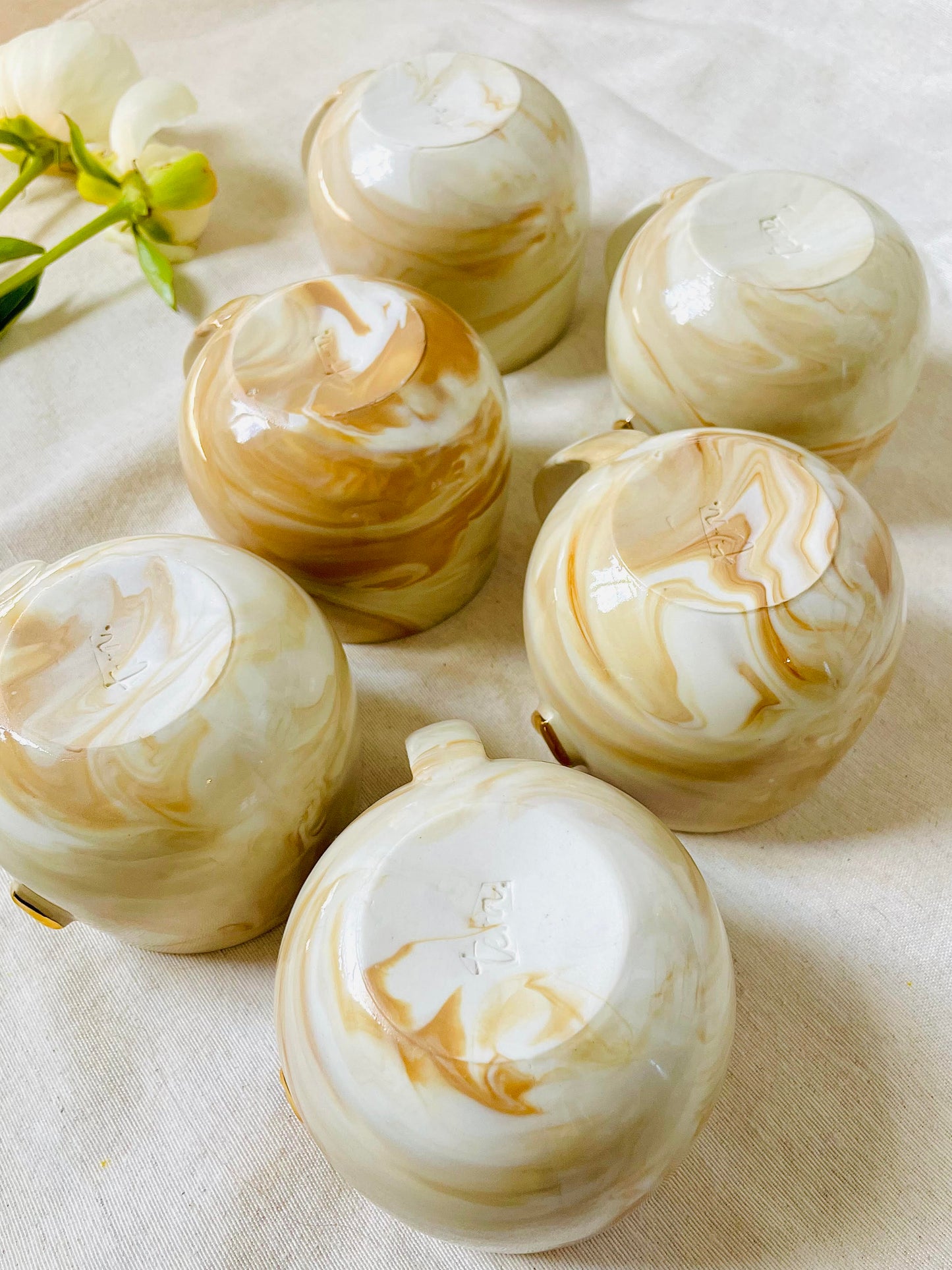 Sweet Caramel | Abstraktní porcelán