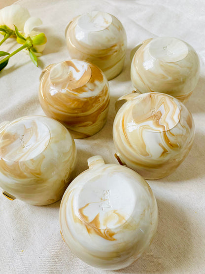 Sweet Caramel | Abstraktní porcelán