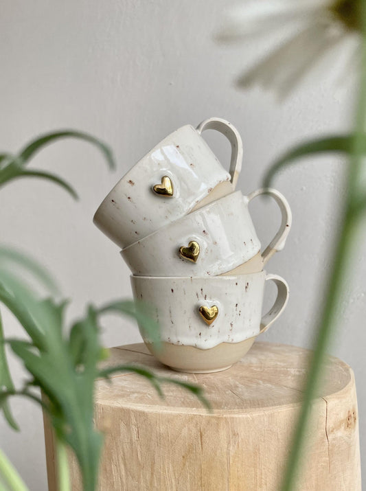 Coeur doré - Petit mug